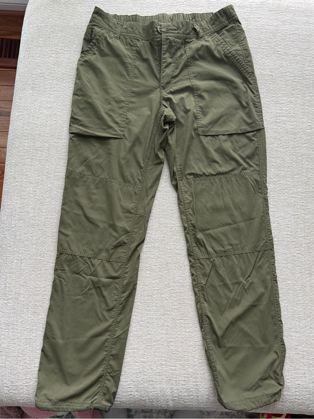 REI Women's Savanna Trail Pants Army Green Hiking Quick Dry UPF Lightweight